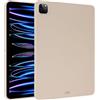 Generic Custodia in silicone morbido compatibile con iPad Pro da 12,9 pollici 2018/2020/2021/2022, sottile e leggera, in TPU opaco, antiurto, protettiva per iPad Pro da 12,9 pollici (beige)