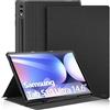 DUX DUCIS Custodia per Samsung Galaxy Tab S10 Ultra / S9 Ultra (14,6 Pollici) con Porta S Pen, Supporto Multi-Angolo, Funzione Auto Sveglia/Sonno, Cover Protettiva in Pelle PU Premium Tipo Folio, Nero