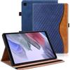 Vkooer Custodia per Samsung Galaxy Tab A7 Lite 8.7 pollici 2021 SM-T220/T225 Cover Protettiva Pelle PU Flip Tasca Case con Supporto Funzione per Samsung Tab A7 Lite - Azul marino