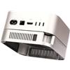 Psitek Supporto per Mac mini M4 M5, colore argento, per Mac mini 2024-2026, con ventilazione, dissipazione del calore, raffreddamento, accessori per montaggio da scrivania con silicone antiscivolo e