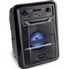 BAKAJI Cassa Altoparlante Speaker Bluetooth Portatile Potenza 9W con Radio - Entrata USB AUX Display Batteria Ricaricabile