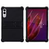 Xliamcp Custodia per Lenovo Yoga Tab/Lenovo Xiaoxin Pad Pro GT 2025 Newest (TB710FU) 11.1 pollici Tablet con cavalletto PC, silicone morbido, lavabile, custodia antiurto con angoli ispessiti, nera