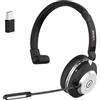 Wantek Cuffie senza fili, Bluetooth con microfono, cancellazione del rumore e dongle, cuffie wireless con microfono per PC/Ufficio/Zoom/Skype/Laptop