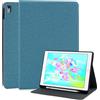 LSPCASA Custodia per iPad 9.7 pollici 6ª generazione 2018/5ª generazione 2017 A1954 A1893 A1823 A1822 ultra sottile in pelle PU con portapenne e funzione supporto custodia protettiva tablet per iPad