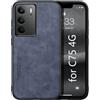 Kepuch Silklike Cover per Realme C75 4G - Custodia Case Piastra Metallica Incorporata - Blu