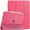 TiMOVO Cover per iPad Air 13 Pollici (M4/M3/M2), Anguria Rossa | Custodia Sottile Con Supporto, Supporta Touch ID, Auto Sveglia/Sonno, Retro Traslucido