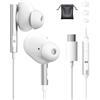 TUBhanggai Cuffie USB C per Samsung Galaxy S25 S24 Ultra iPhone 17 Auricolari con Filo USB C Magnetico Cuffie Type C con Microfono HiFi Auricolari USBC per iPhone 15 16 Samsung S23 A56 A55 A16 Google Pixel 10 9a