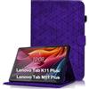 Oduio Custodia per Lenovo Tab K11 Plus/Lenovo Tab M11 Plus 11.45 Pollici Multi-angli Cover con Funzione di Supporto Pelle PU Flip Tablet Case - Viola