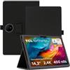 AKNICI Custodia Cover per TCL NXTPAPER 14 Tablet Wi-Fi 14 Pollici, Pelle PU Cover Custodia Protettiva con Cinghia di Sicurezza e Magnete e Funzione di Supporto per TCL NXTPAPER 14 Tablet 14 Pollici