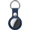 Digicharge Pelle PU Custodia Portatile per AirTags Tracker, Compatibile con AirTag per Collare per Cani/Gatto, Borsa, Chiavi, ecc. Antigraffio Case Cover con Portachiavi, Scelta della quantità/colore