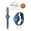 toergy Cinturino in silicone per Moto Smart Tag, 1 confezione da 1 cinturino regolabile per tracker per bambini e anziani, supporto GPS anti-smarrimento per polso, blu