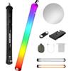 NEEWER BASICS 30W Handheld RGB Fill Luce 35.5/90cm, Inflatable, GC30C | 3000Lux 2700-6500K, CRI95, 5000mAh, Type C 45W in/30W Out, Studio Fotografia Registrazione Video Streaming Portatile TPU