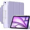 FINTIE Cover per iPad Air 11 M4/M3/M2 (2026-2024)/iPad Air 5a&4a Gen 10,9 | [Attacco Magnetico] Sottile Opaca Trasparente Custodia con Auto Sveglia/Sonno, Lilla Viola