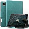 AUAUA Custodia per iPad Pro 11 2022/2021/2020/2018 - con portapenne Apple in Pelle PU, Funzione Sleep/Wake, Smart Cover per iPad Pro 11, 3rd/2nd/1st Generation (Verde)