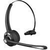 ShinePick Cuffie Bluetooth senza fili con microfono, cuffie on-ear con cancellazione intelligente del rumore, per camion, PC, ufficio, Skype, call center