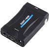 Bewinner Convertitore da Scart a HDMI 720P 1080P, Adattatore Scaler con Cavo USB, Adattatore Video Scart CVBS a HDMI per TV HD Dvd