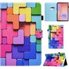 AsWant Cover Custodia per Samsung Galaxy Tab S10 Lite / S10 FE / S9 FE 10,9 Pollici / S9 11 Pollici con Funzione di Stand Pelle PU Custodia (Cubo)