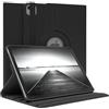 EAZY CASE - Custodia per Apple iPad Air 11 M3 (2025) tablet Cover protettiva Smart Cover Supporto rotante Astuccio pieghevole 360° girevole con funzione stand Similpelle Nero