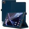 Envibe Custodia per Acer Iconia Tab A11 11 Pollici, Cover Tablet Acer Iconia Tab A11-11-A921, Copertura Protettiva Pieghevole con Supporto per Matita e Cinturino da Polso, Protezione Completa. (Blu)