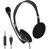 Generic Cuffie da conferenza - Cuffie USB cablate con microfono | Ultra | Auricolari comfort con volume e mute per zoom, ufficio, call center, home lync e la maggior parte delle piattaforme UC leader
