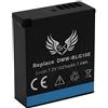 SK Games SK Batteria di ricambio per Panasonic DMWBLG10 / DMWBLG10E, 1025 mAh, per Panasonic Lumix DMCGF6 GX7 GX80 DMW BLG10 BLG10E BLE9 DMWBLE9E CSBLG10MC