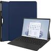 Kepuch Custer Cover per Surface PRO 11/10 / 9,PU-Pelle Case Custodia - Blu