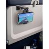GENERIC Supporto per telefono per aereo, portatile, da viaggio, pieghevole, regolabile, girevole, per selfie, treno, sedile, staffa per sedile