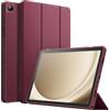JETech Custodia per Samsung Galaxy Tab A9 Plus 11, Vino Rosso | Cover Protezione TPU Morbida, Supporto Tri-Pieghevole, Design Sottile Antiurto