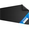 GOMIN Tappetino per mouse XXL - 900 x 400 mm Tappetino per mouse da gaming antiscivolo - bordi senza cuciture - Migliora la velocità e la precisione - Sottomano per PC, laptop - nero