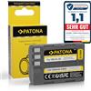 PATONA Batteria per Nikon EN-EL3E ENEL3E 1300mAh 7.4V 9.6Wh | Batteria per D700 D300 D300S D200 D90 D80 D70 D70s D50 D100, 100% identica all'originale, con anticortocircuito