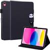 GoodcAcy Custodia Cover Compatibile con Lenovo Tab M8 TB-805F/8505X Tablet fondina in pelle, Custodia per smartphone magnetico in pelle ultra sottile con funzione di supporto, Nero