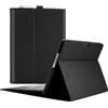 Qymaksom Custodia in pelle per Microsoft Surface Pro 11 / Pro 10 / Pro 9 13 pollici (2022), custodia protettiva Surface Pro 9 con multi angolo, cover compatibile con tastiera con portapenne, nero