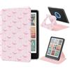 Litvana Custodia magnetica staccabile con supporto rotante a 360° con scanalature antiscivolo per Kindle Paperwhite da 6,8 pollici (11a generazione, 2021) e Signature Edition, cover posteriore