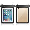 Jlyifan Custodia universale impermeabile per tablet da 8 a 11, adatta per iPad Pro 11, Air, Samsung Galaxy Tab, Surface Go, colore nero, per sport acquatici e attività all'aperto