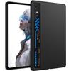 GIOPUEY Cover per RedMagic Astra 2 Gaming Tablet, Guscio posteriore in TPU morbido, Ultra-sottile, Anti-vibrazione e anti-scivolo - Nero