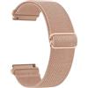 Tobfit Regolabile Elastico Sgancio Rapido Cinturino Orologio in Nylon per Uomo Donna, 20mm 22mm Cinturino per Samsung/Garmin/Fossil/Amazfit/Huawei/Xiaomi/Suunto (Rosa scuro, 22MM)