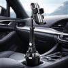 Generic 1Pc Universale Auto Cup Holder Mount Mobile Phone Regolabile Veicolo Navigazione Stand Auto Culla Accessorio Interni Compatibile con Smartphone Nero