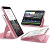 ESR Cover per iPad Air 11 M4/M3/M2, iPad Air 5a/4a Gen 10.9, Rosa | Girevole con Custodia Magnetica Rimovibile, Supporto Regolabile in Verticale/Orizzontale, 9 Angoli, Serie Shift