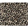 moremohome Tappetino per mouse con ghepardo, tappetino per mouse leopardato, tappetino per mouse marrone, 21 x 26 cm, piccolo tappetino per mouse, accessori da scrivania leopardato