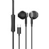 Generic Cuffie con cavo di tipo C, con cavo, con microfono, cancellazione attiva del rumore, per smartphone, tablet, laptop, la maggior parte dei dispositivi USB C