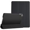 ProCase Custodia per iPad Air 2, Ultra Sottile e Leggero Custodia Supporto con Retro Semi-Trasparente Copertura Intelligente per Apple iPad Air 2 (A1566 A1567) -Nero