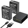 AKTTKA NP-W126S/W126 Batteria Confezione Da 3 (1140 MAh) Con Cavo Di Ricarica 2-in-1 USB-C, Compatibile Con Fujifilm X-T3, X-T2, X-T1, X100V, X100VI, X-H1, X-Pro2, X-E3, X-E2, X-A5, X-T30, X-T200