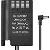 Andoer DMW-DCC17 - Batteria fittizia con spina DC, cavo dritto, DMW-BLK22, ricambio per fotocamere Panasonic LUMIX S5 DC-S5K DC-S5GK GH6