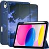 ProCase Cover iPad A16 11 Gen 11 Pollici 2025/iPad 10 Gen 10,9 Pollici 2022 | Custodia iPad (A3354 A3355 A3356 A2696 A2757 A2777) Auto Svegliati/Sonno con Portapenna -Fulmine
