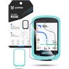 yystao Custodia per navigatore GPS Magene C506/Magene C506SE, custodia in silicone yystao con 1 pellicola morbida in PET, antiurto, impermeabile, antipolvere, verde