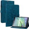 Rosbtib Custodia Cover per Samsung Galaxy Tab S2 9,7 pollici 2015 SM-T810/T815, Slim Fit Folio Pieghevole Cover Protettiva con Slot per schede Chiusura Magnetica Cover Galaxy Tab S2 9.7, Gigli azzurri