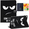 A-BEAUTY Custodia Compatibile con iPad Air 10,5 (2019) e iPad Pro 10,5 (2017), Antiurto Cover con Portapenne, Auto Svegliati/Sonno, Dont Touch