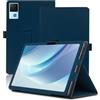 Envibe Custodia per DOOGEE U13 13 Pollici, Cover Tablet DOOGEE U13, Copertura Protettiva Pieghevole con Supporto per Matita e Cinturino da Polso, Protezione Completa. (Blu)