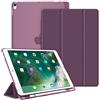 FINTIE Custodia per iPad Air 3a Gen 10.5 (2019) / iPad Pro 10.5 (2017) | con Portapenne - Ultra Sottile Leggero Semi-Trasparente Back Cover Protettiva con Auto Sveglia/Sonno, Viola