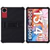 INSOLKIDON Compatibile Per TECLAST T65 Plus 13.4 INCH Tablet Custodia protettiva in Silicone Cover con Funzione di Supporto (Nero)